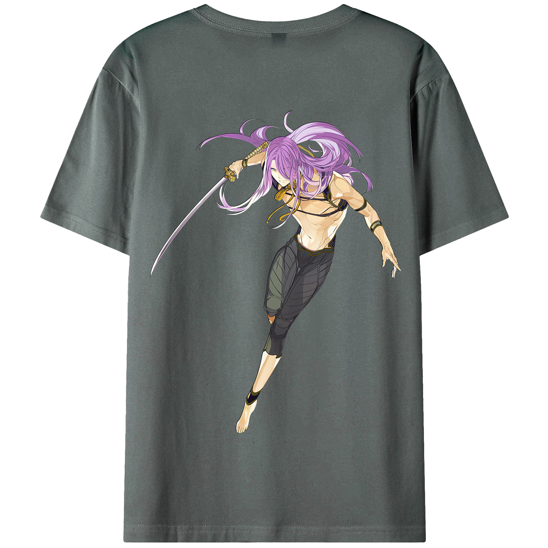 （画像用） 刀剣乱舞 Touken Ranbu 綿100％半袖Tシャツ（背面プリント）